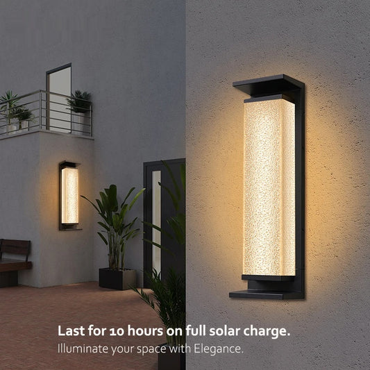 Solar Wall Light Outdoor Dusk to Dawn Lantern - Shine Room