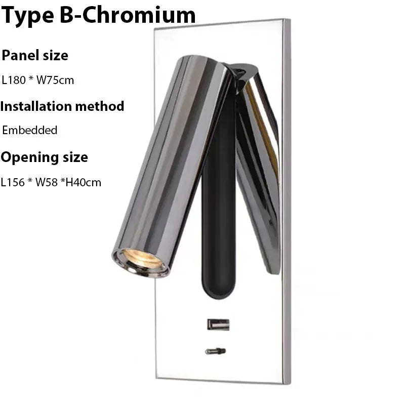 USB Charging Adjustable Wall Lamp 3W - Shine Room
