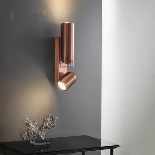 Vintage Glass Wall Lamp Rotatable Indoor Fixtures - Shine Room